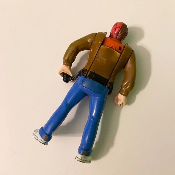 Vintage 1995 Spiderman Peter Parker Flip Head Hero Marvel  Action Figure - Picture 10 of 10